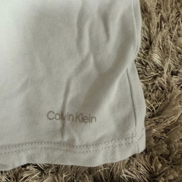 Calvin Klein Women's Soft Gray Tee - Picture 2 of 3
